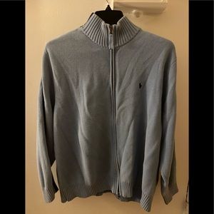 Ralph Lauren Polo Full zip sweater size xxl